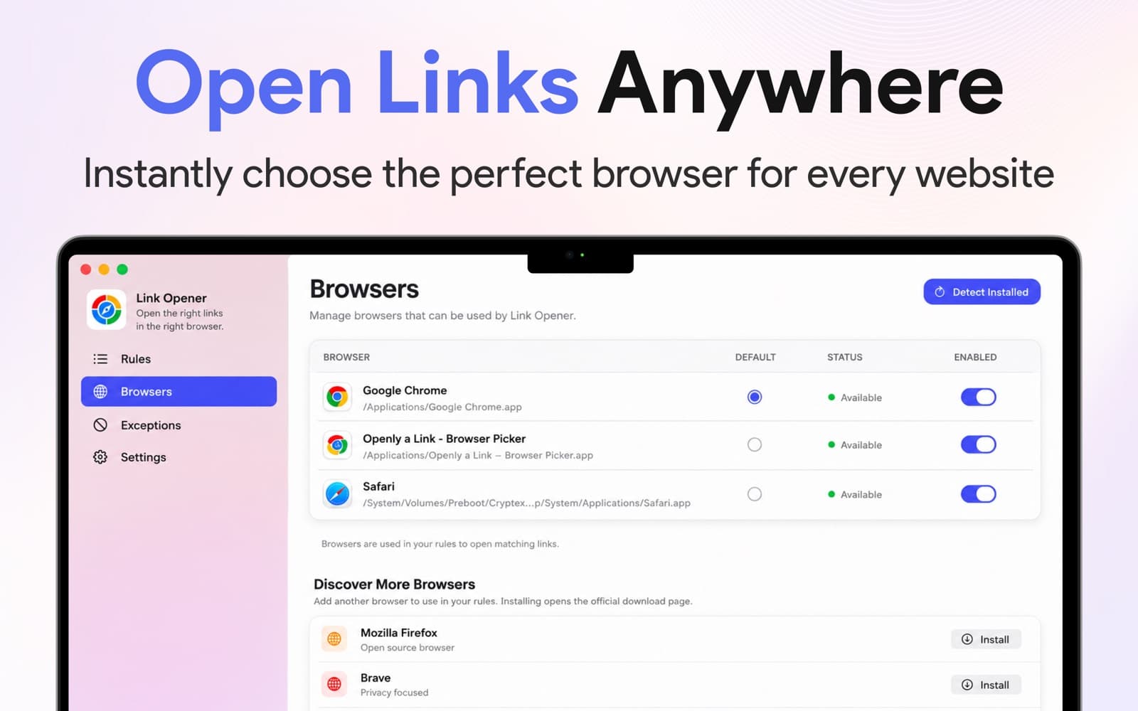 Browser Manager screenshot 3