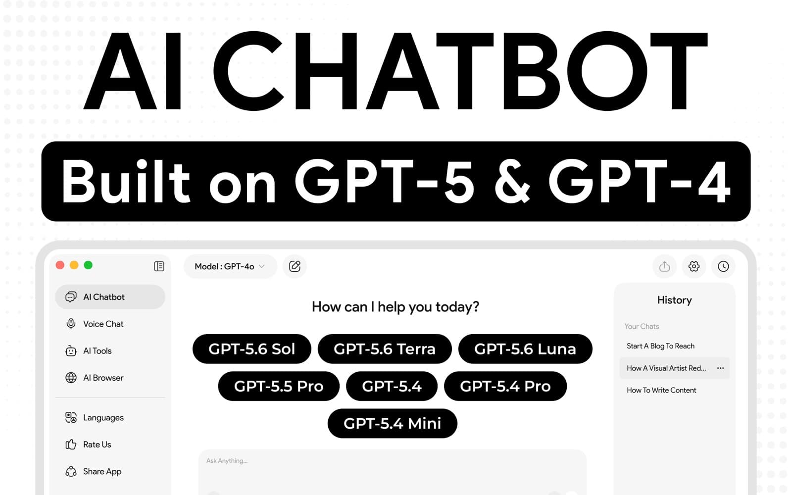 Chatbot screenshot 1