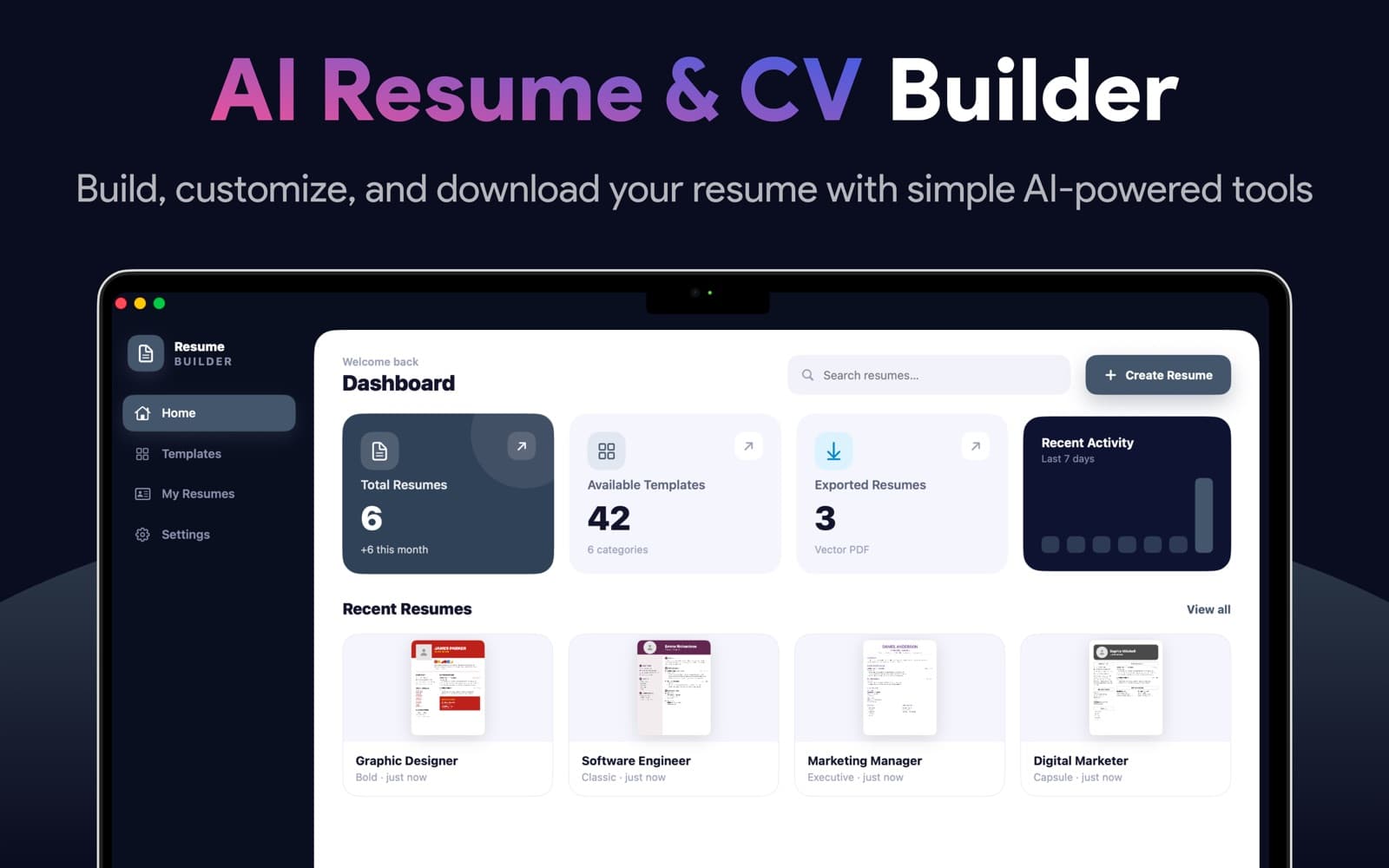 CV Builder screenshot 2