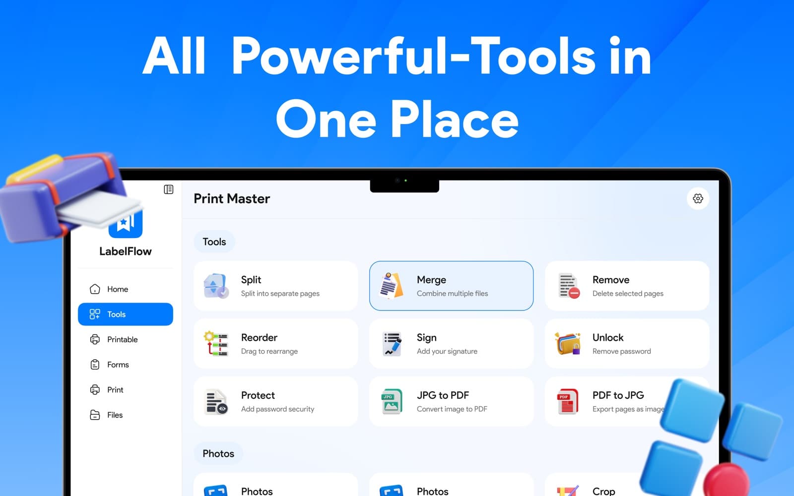 LabelFlow screenshot 1